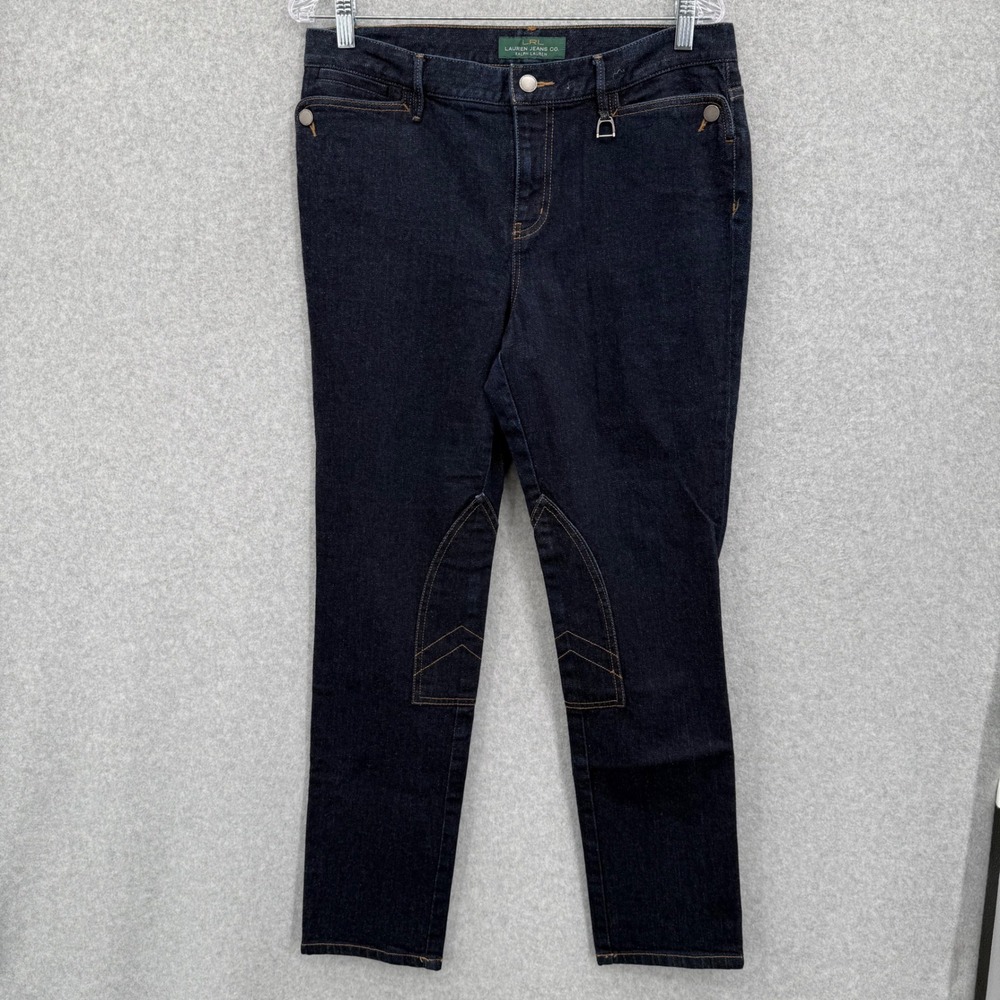 Lauren Jeans Co Ralph Lauren Equestrian Western Riding Jeans size 10 Dark Blue